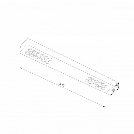 Потолочный светодиодный светильник Elektrostandard Tend 25115/LED a068852