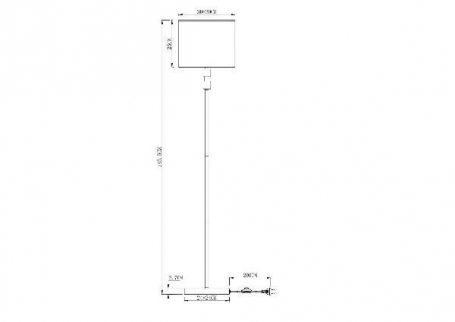 Торшер Arte Lamp North A5896PN-1PB