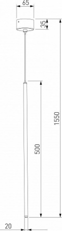 Подвесной светодиодный светильник Elektrostandard Flinn 50263 LED a066779