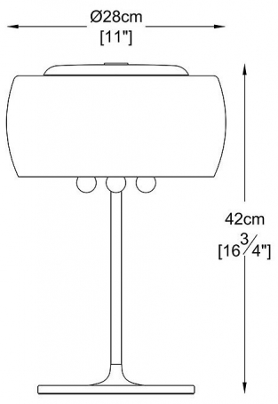Настольная лампа Zumaline Crystal T0076-03E-F4FZ