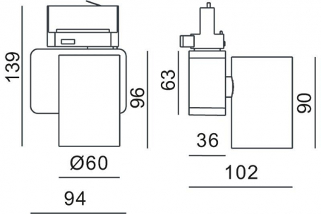 Трековый светильник Deko-Light Nihal Mini 707054