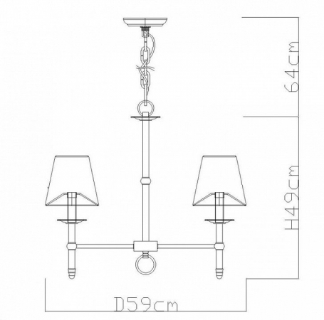 Подвесная люстра Divinare Candela 1162/01 SP-5