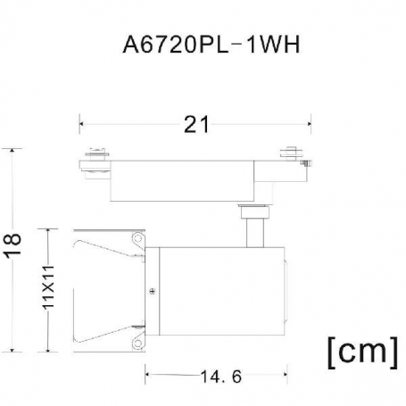 Потолочный светильник Arte Lamp Track Lights A6720PL-1WH