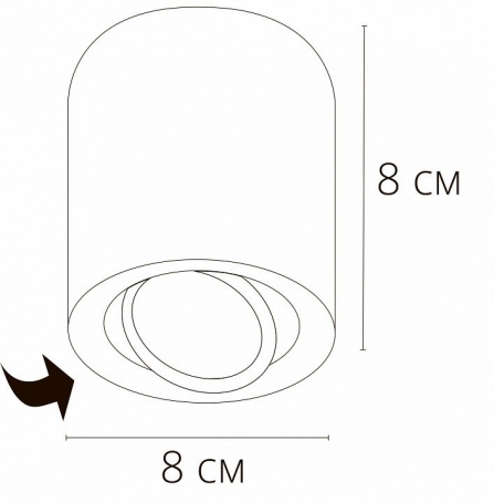 Потолочный светильник Arte Lamp Beid A1513PL-1BK