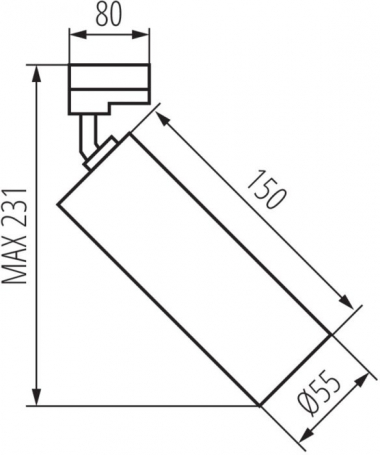 Трековый светильник Kanlux ATL2 GU10-W 33138