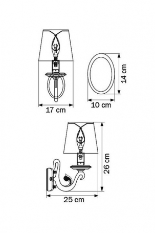 Бра Lightstar Osgona Engenuo 779514