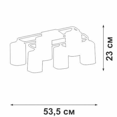 Потолочная люстра V3092-1/6PL