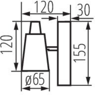 Споты Kanlux SEMPRA EL-1I W-SR 33090