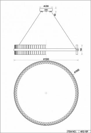 Подвесная люстра Favourite Placerat 4012-10P