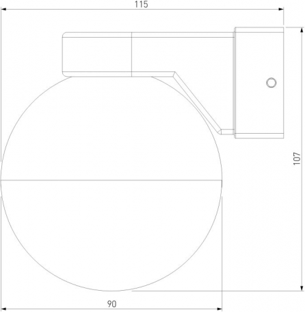 Настенный светильник Elektrostandard Moon MRL 1028 белый a062857