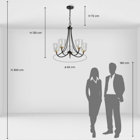 Подвесная люстра MW-Light Альгеро 9 285012405