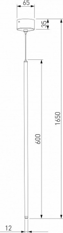 Подвесной светодиодный светильник Elektrostandard Flinn 50262 LED a066778