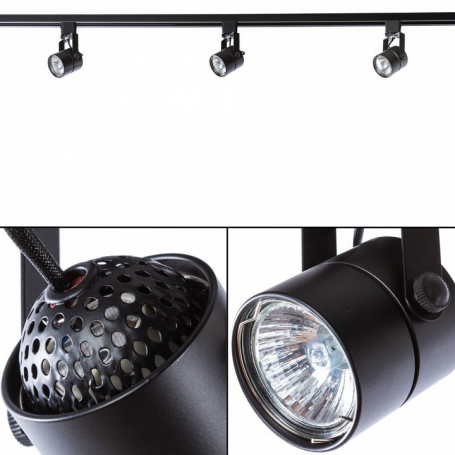 Потолочный светильник Arte Lamp Track Lights A1310PL-1BK