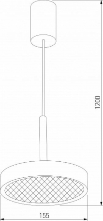 Подвесной светильник Elektrostandard Plate a065412