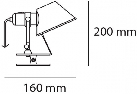 Бра Artemide Tolomeo A010880