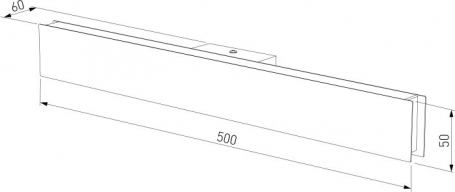 Настенный светильник LINE MRL LED 1127 белый