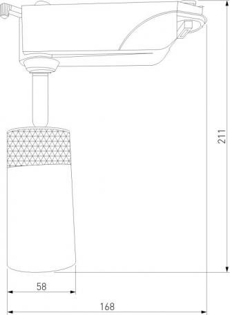 Трековый светильник Riffe 85512/01