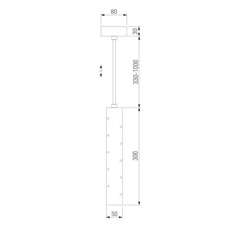 Подвесной светодиодный светильник Elektrostandard Bong 50214/1 Led золото a055667