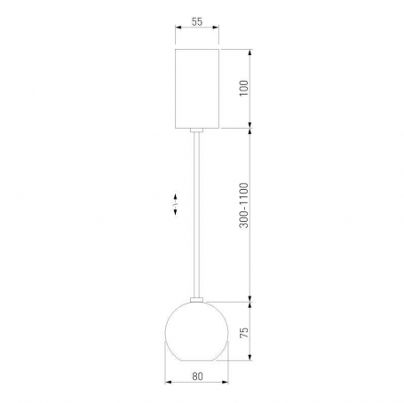 Подвесной светодиодный светильник Elektrostandard Giro 50215/1 Led бронза a055674