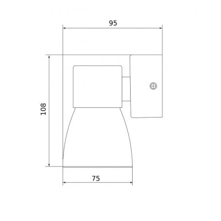 Бра Elektrostandard Cono MRL 1027 белый a061048