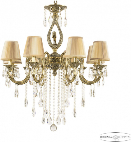 Подвесная люстра Bohemia Ivele Crystal Verona 72403/8/250 B GB FL3M ST8