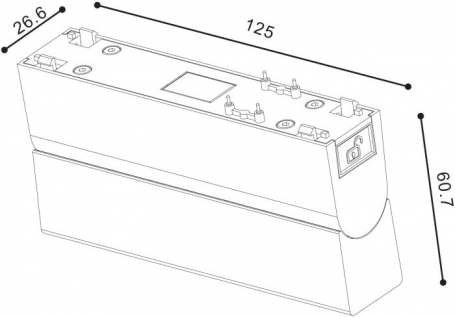 Трековый светильник SLIM DL-SLIM-FLWH-10-CCT