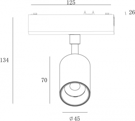 Трековый светильник SLIM SL-SLIM-SPWH-10-CCT