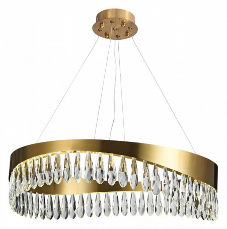 Подвесная люстра Natali Kovaltseva LED LAMPS 81356 GOLD SATIN