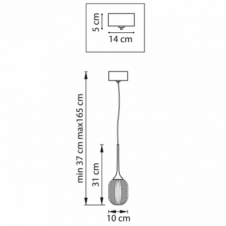 Подвесной светодиодный светильник Lightstar Acrile 738011