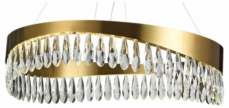 Подвесная люстра Natali Kovaltseva LED LAMPS 81356 GOLD SATIN