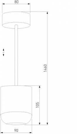 Подвесной светильник Onde 50249 LED