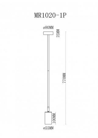 Подвесной светильник MyFar Dereck MR1020-1P