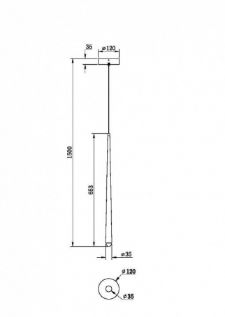 Подвесной светильник Cascade MOD132PL-L6BK