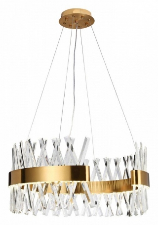 Подвесная люстра Natali Kovaltseva LED LAMPS 81358 GOLD SATIN