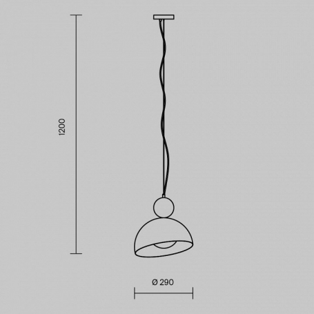 Подвесной светильник Bowl FR5439PL-01W