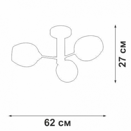 Потолочная люстра Vitaluce V3956-8/3PL