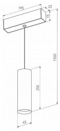 Трековый светодиодный светильник Arlight Mag-Orient-Spot-Hang-R45-12W Day4000 035829