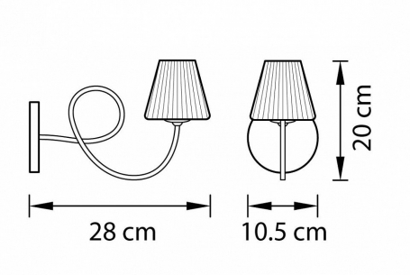 Бра Lightstar Vortico 814614