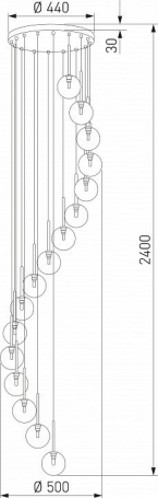 Потолочная люстра Aurora 10182 Aurora