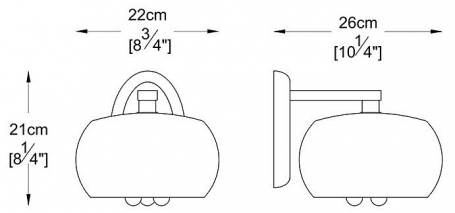 Бра Zumaline Crystal W0076-01D-F4FZ