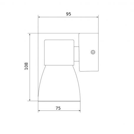 Бра Elektrostandard Cono MRL 1027 белый a061048