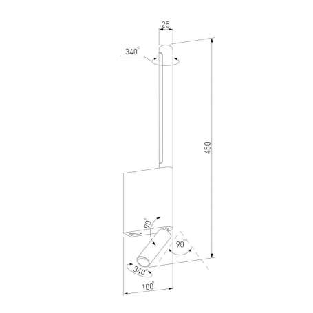 Бра Elektrostandard Sarca 40111/LED a066403