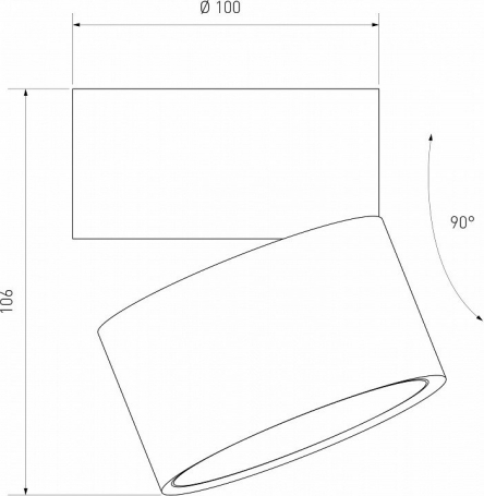 Накладной светильник Elektrostandard Klips a063937