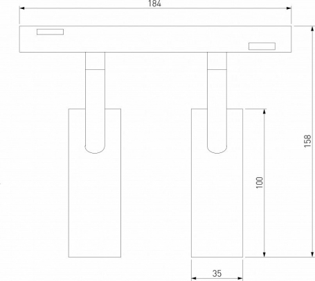 Светильник на штанге Elektrostandard Slim Magnetic a062852