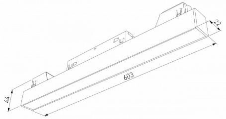 Встраиваемый светильник Elektrostandard Slim Magnetic a067374