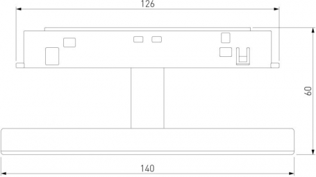 Трековый светильник Slim Magnetic 85172/01