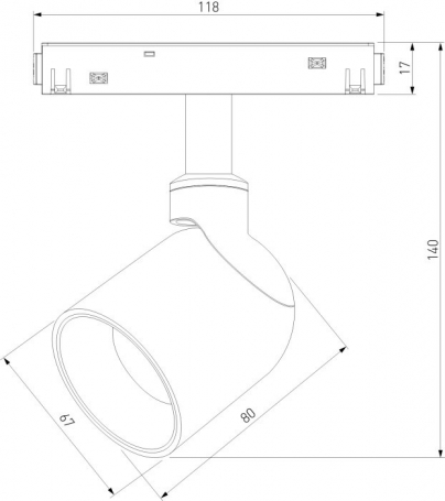 Трековый светильник Slim Magnetic 85109/01