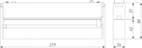 Трековый светильник Flat Magnetic 85091/01