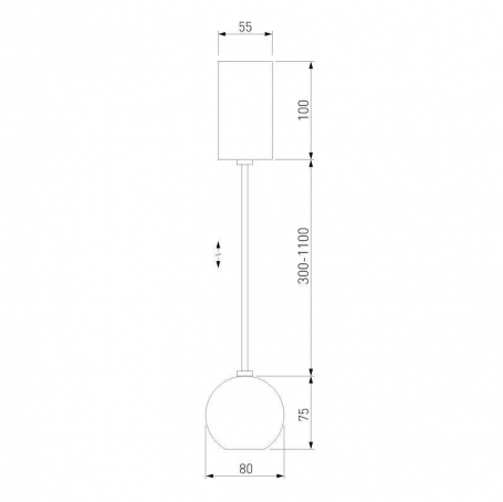 Подвесной светодиодный светильник Elektrostandard Giro 50215/1 Led белый a055673