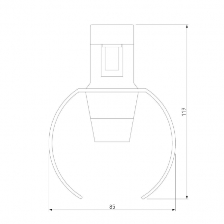 Трековый светодиодный светильник Elektrostandard Esthetic Magnetic 85119/01 a065420